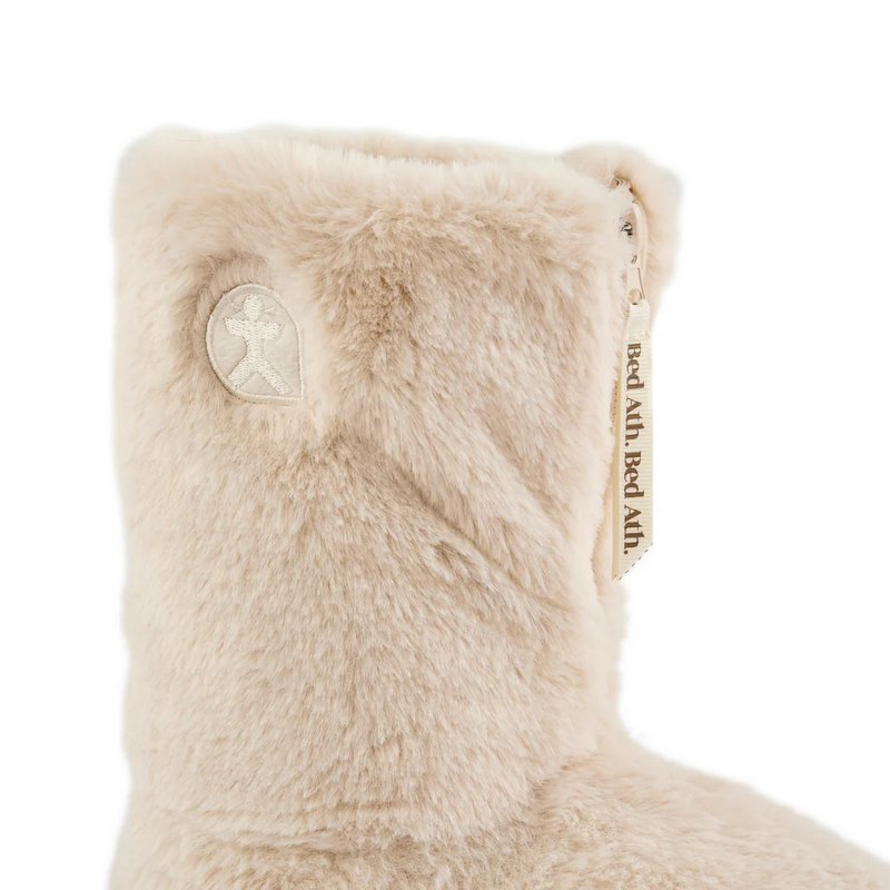 Bedroom Athletics Monroe Faux Fur Slipper Boot Cream & Moonrock 210-080-318-990 detail
