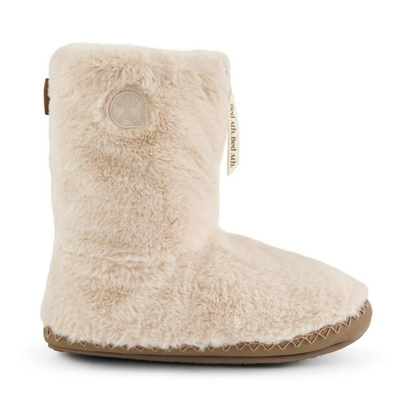 Bedroom Athletics Monroe Faux Fur Slipper Boot Cream & Moonrock 210-080-318-990 side