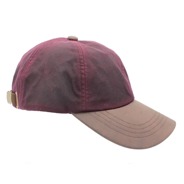 Brora Drywax Baseball Cap ZH225 Merlot