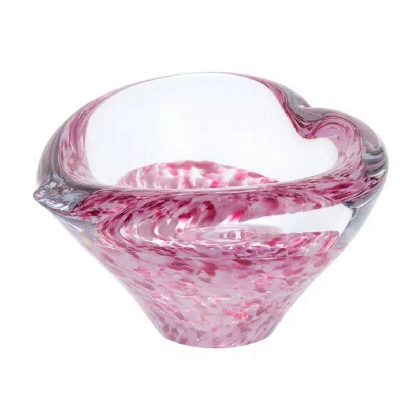 Caithness Glass Mini Heart Bowl Ruby U09118 side