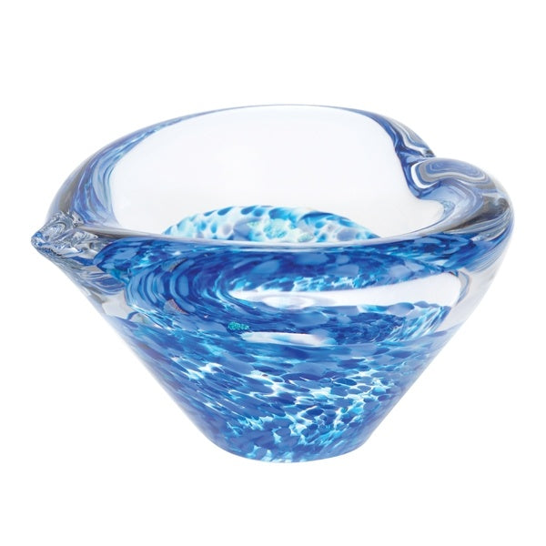 Caithness Glass Sapphire Mini Heart Bowl U12021 side