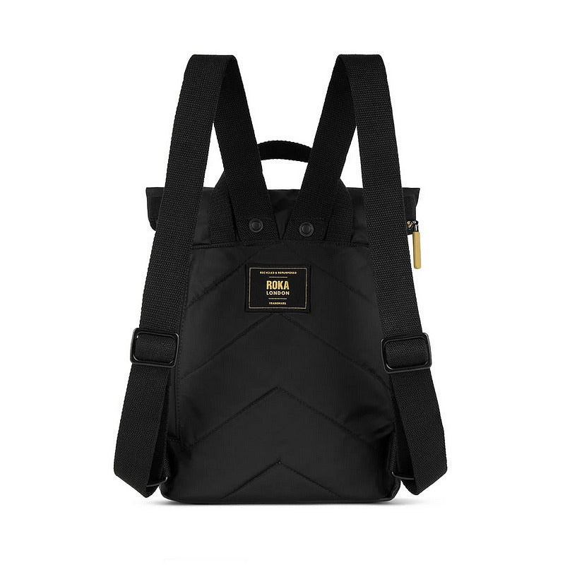 Roka  Canfield B Sustainable Small Gold Label Black rear