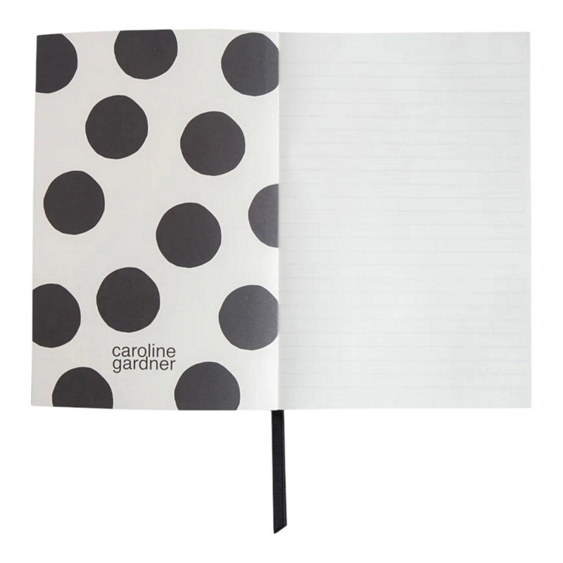 Caroline Gardner A5 Notebook Multi Checkmate Hearts AFN130 open