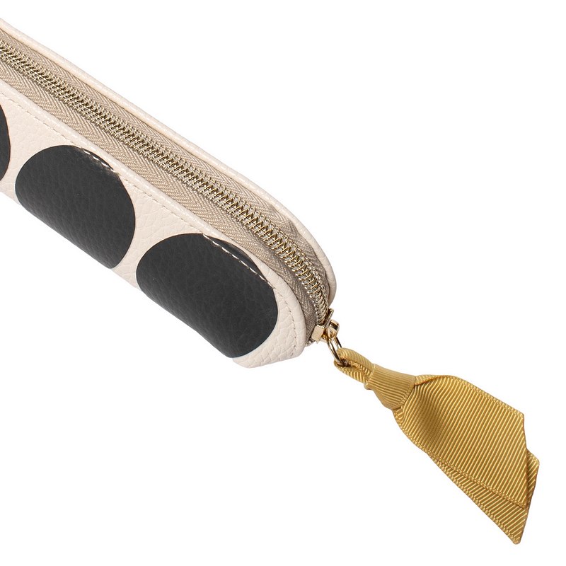 Caroline Gardner Big Spot Textured Essential Pencil Case EPC142 detail