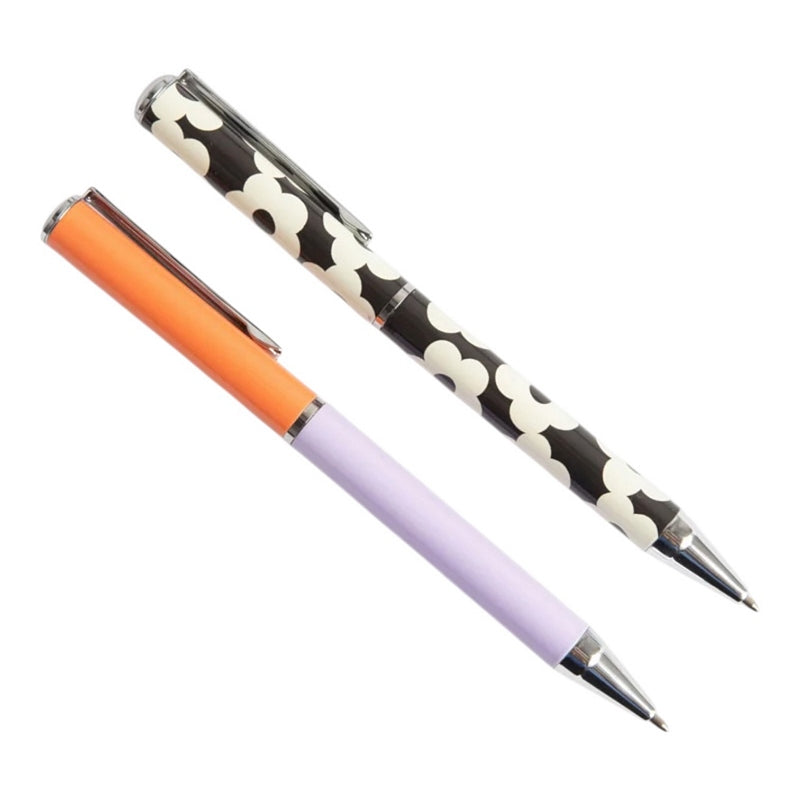Caroline Gardner Flower & Coral & Lilac Box Set of 2 Pens TPN108 main