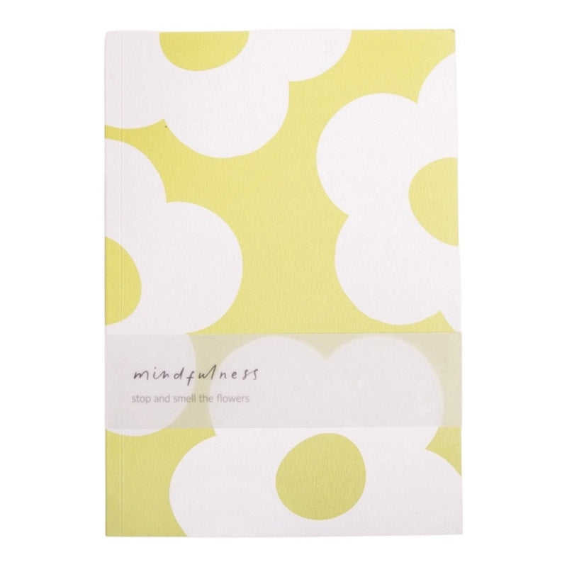 Caroline Gardner Green Flower A5 Softback Notebook SBN106 main