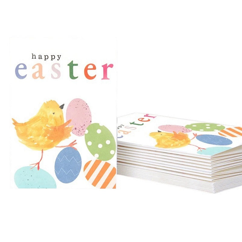 Happy Easter Painted Chick Pack Of 10 Notecards