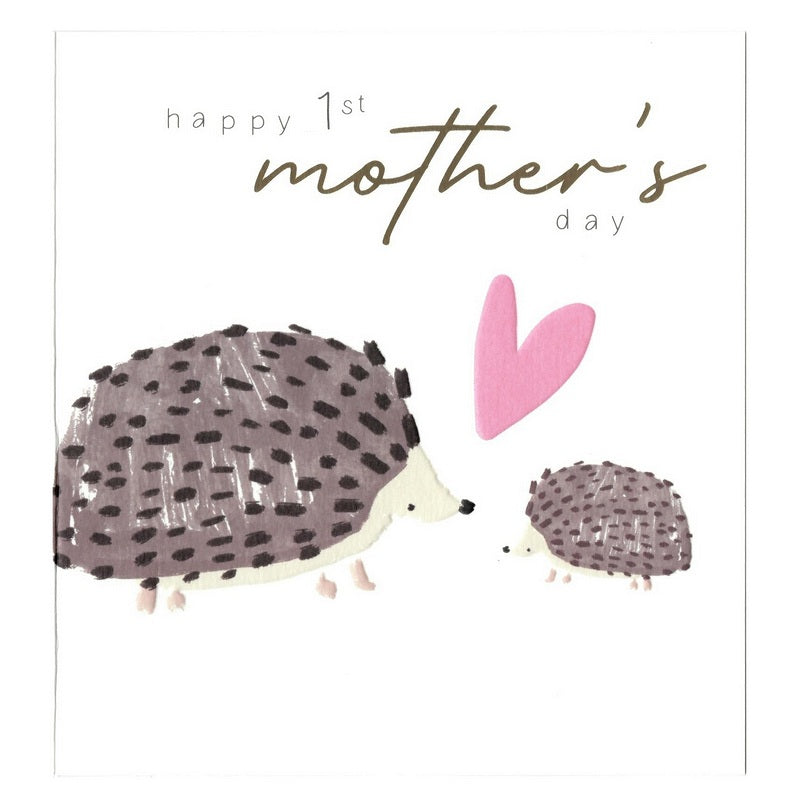 Caroline Gardner Happy First Mother's Day Hedgehogs MTH022 front