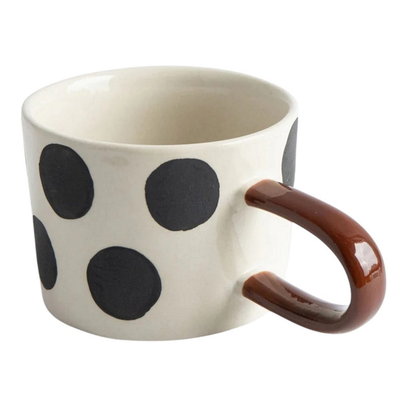 Caroline Gardner Mono Scattered Dots Ceramic Mug MGG119 main