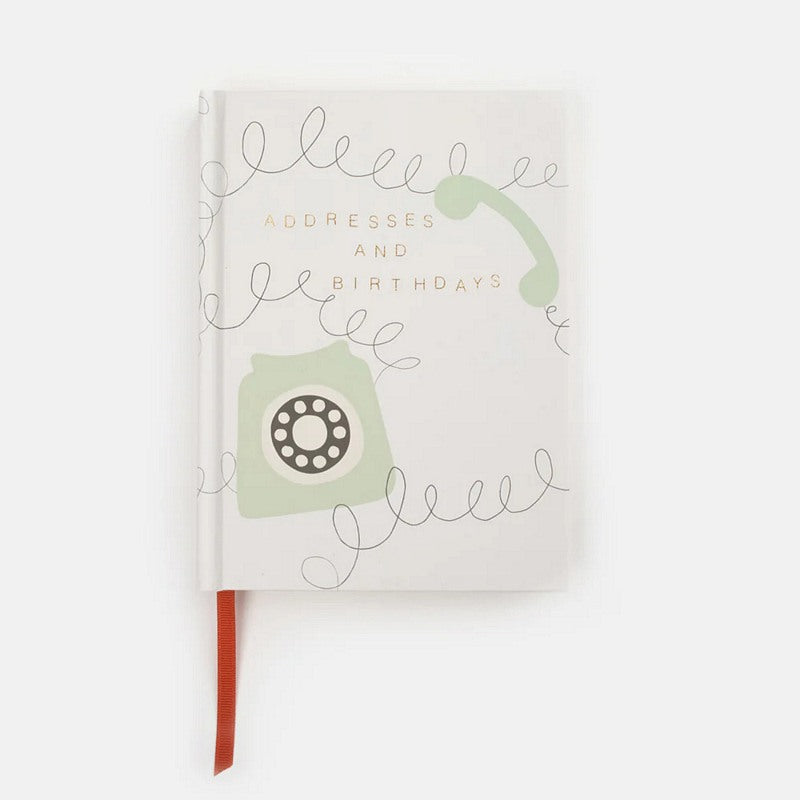 Caroline Gardner Telephone Address and Birthday Book LAB108 Front