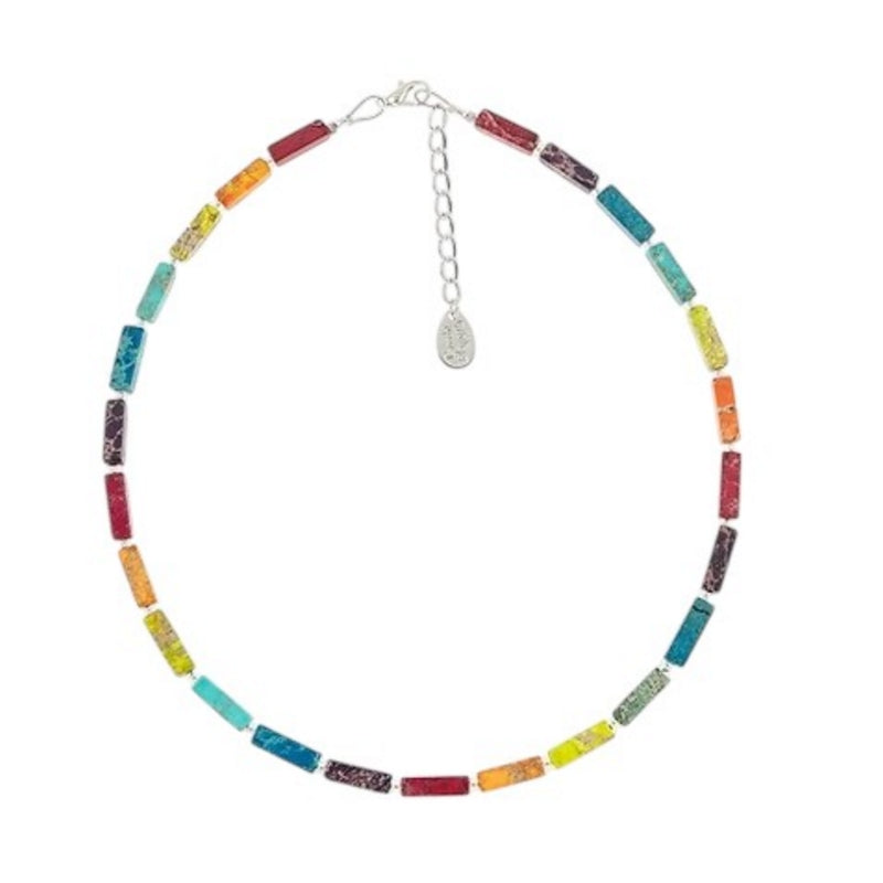 Carrie Elspeth Jewellery N1865 Rainbow Jasper Full Necklace main