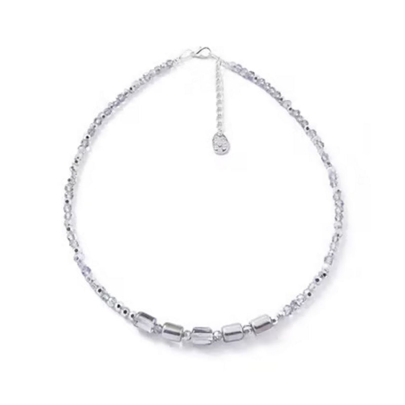 Carrie Elspeth Jewellery N1905 Silver Dazzle Necklace front