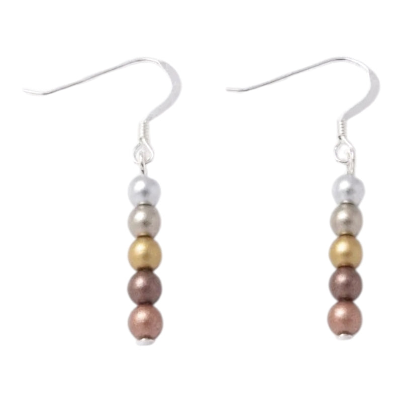 Carrie Elspeth Jewellery Pearl Rainbow Metallic Earrings EH1970B main
