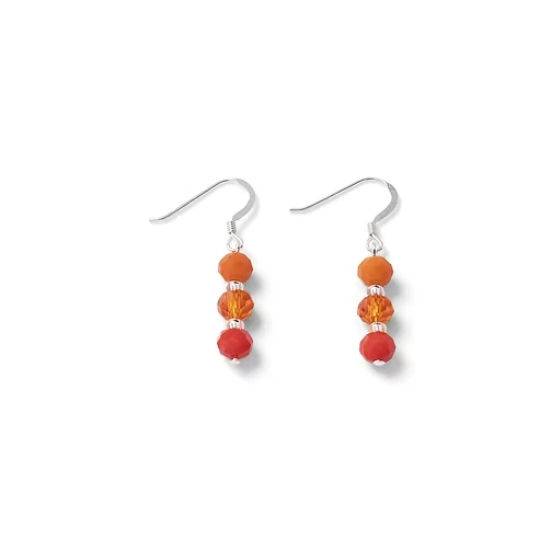 Carrie Elspeth Jewellery Stellar Crystal Orange Earrings EH1944B main