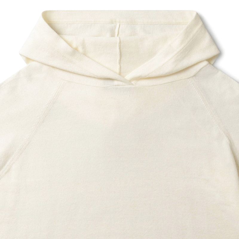 Chalk Clothing Hannah Hoody in Cream hood