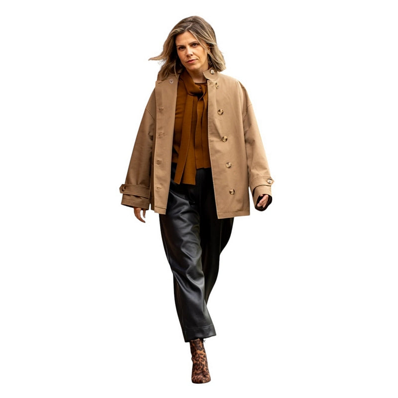 Chalk Clothing Jada Jacket Beige on model main