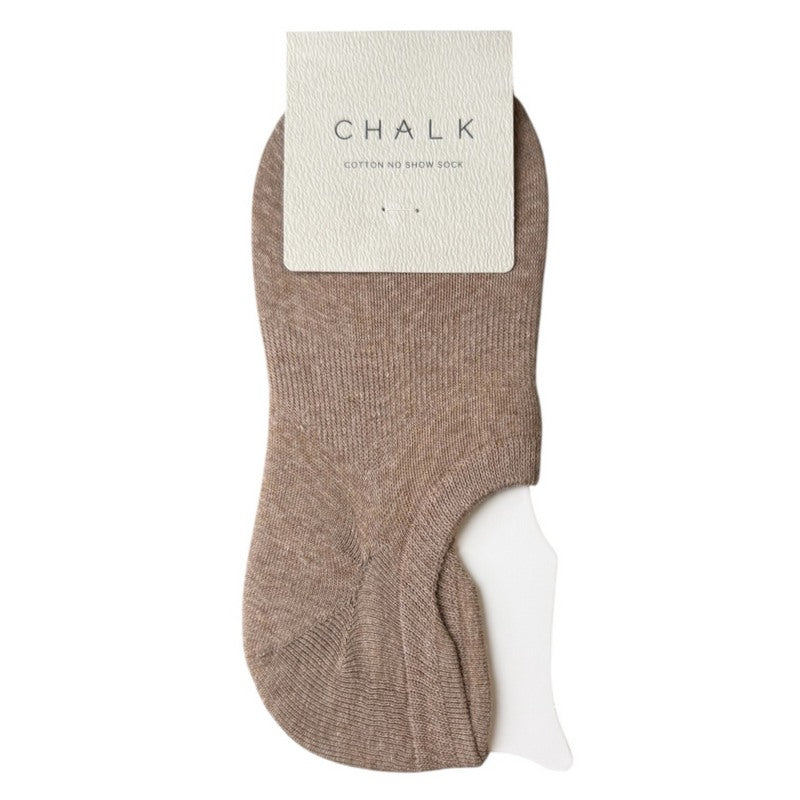Chalk Clothing No-Show Cotton Socks Biscuit main