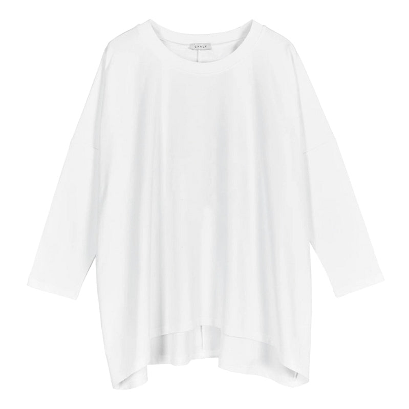 Chalk Clothing Olivia Cotton Top in White front