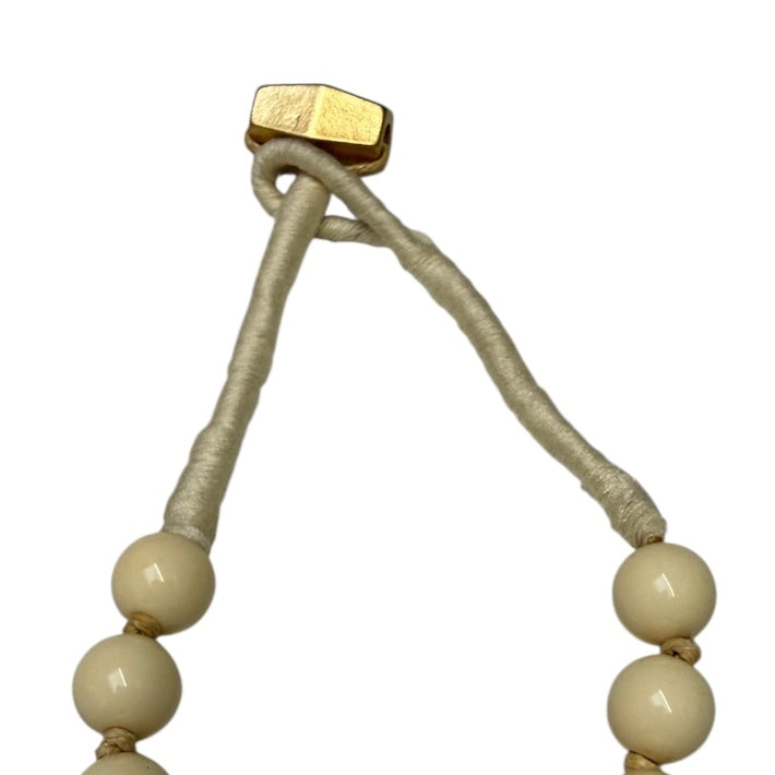 Chalk UK Rope Ball Necklace Cream toggle