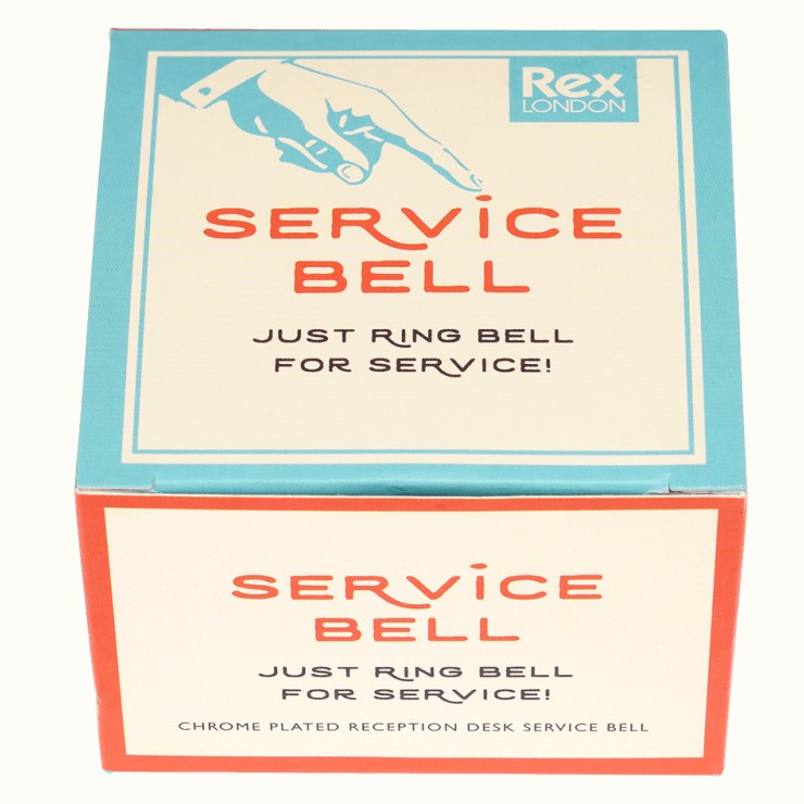 Classic Service Bell in Retro Style Box 23914 box front
