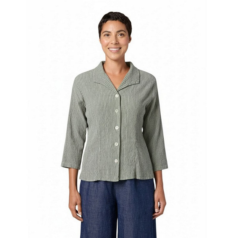 Cut Loose Clothing 3/4 Sleeve Shirt Overcast 0647380 model front