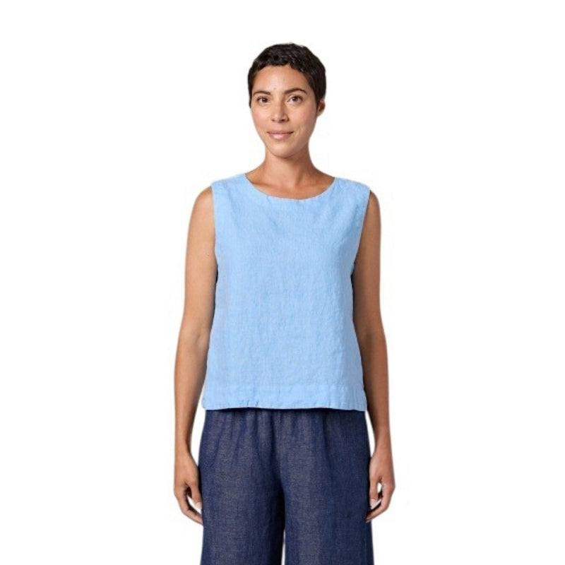 Cut Loose Clothing Shell Vest With Wide Facing Linen Bellflower 4405331 model