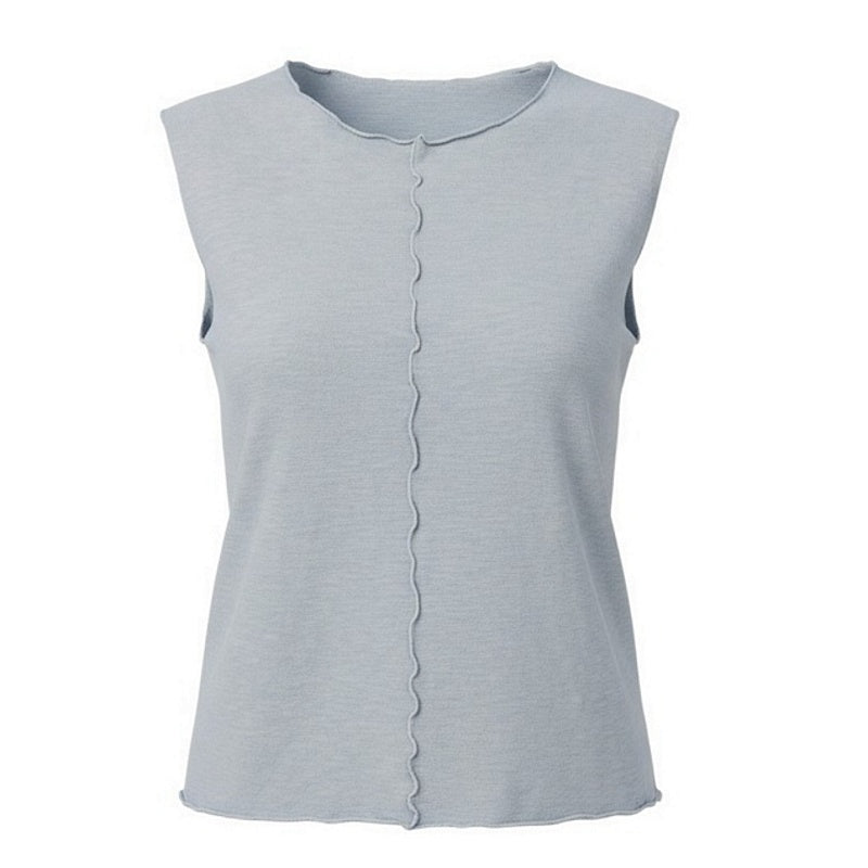 Cut Loose Clothing Seamed Shell Vest Overcast 5015748 front