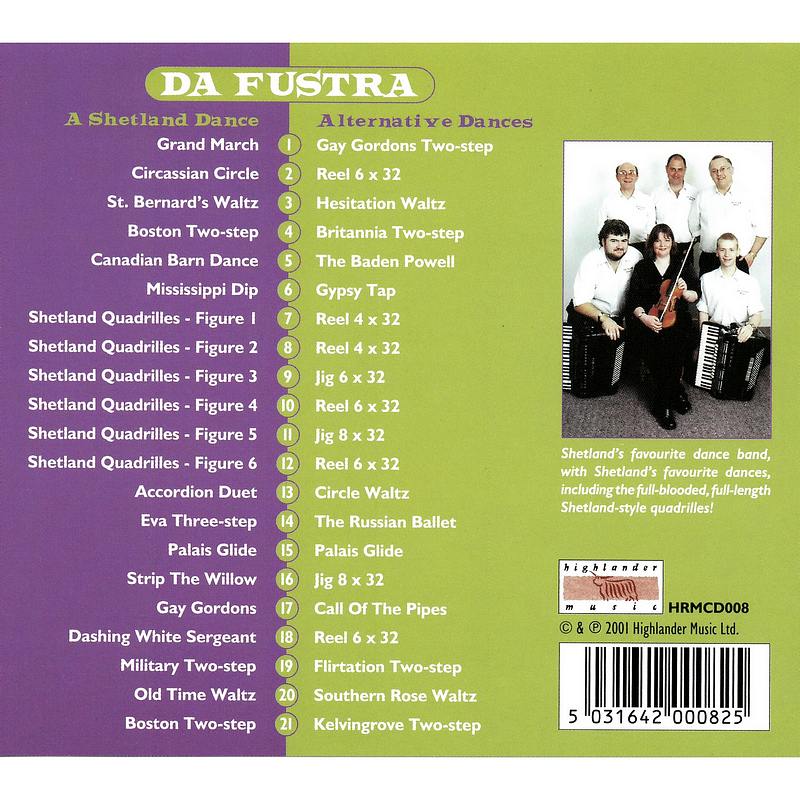 Da Fustra A Shetland Dance HRMCD008 track list