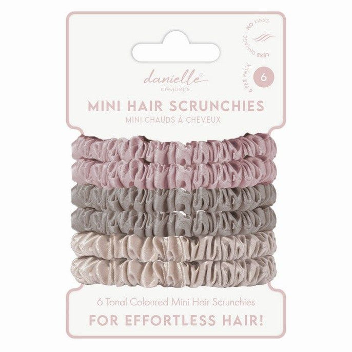 Danielle Creations Mini Satin Scrunchies DC0184SS main