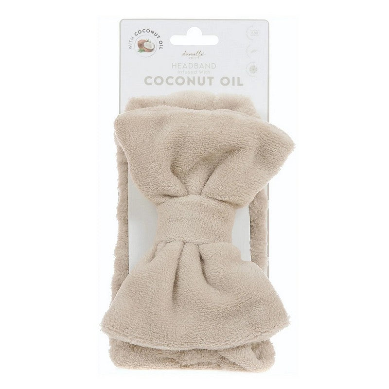 Danielle Creations Taupe Coconut Oil Infused Headband DC0185HB Packaged