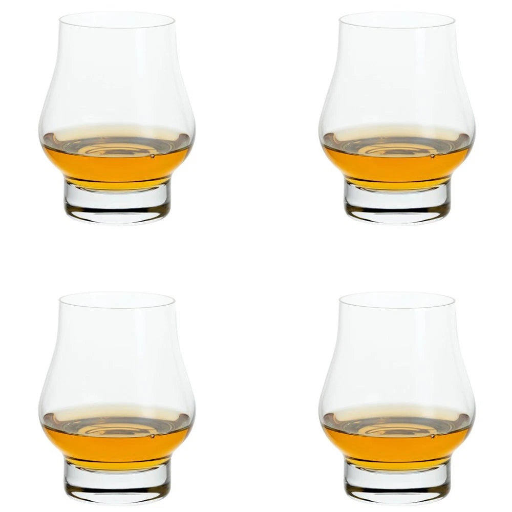 Dartington Crystal The Spirits Glass Set of 4 filled