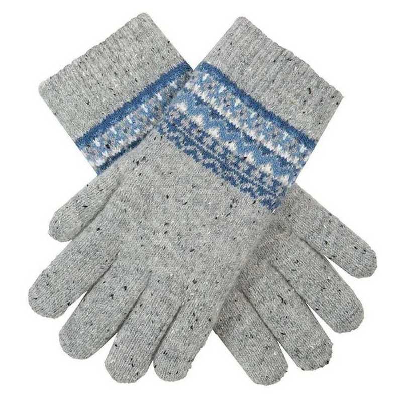 Dents Donegal Speckled Yarn Gloves Dove Grey 6-3272 main