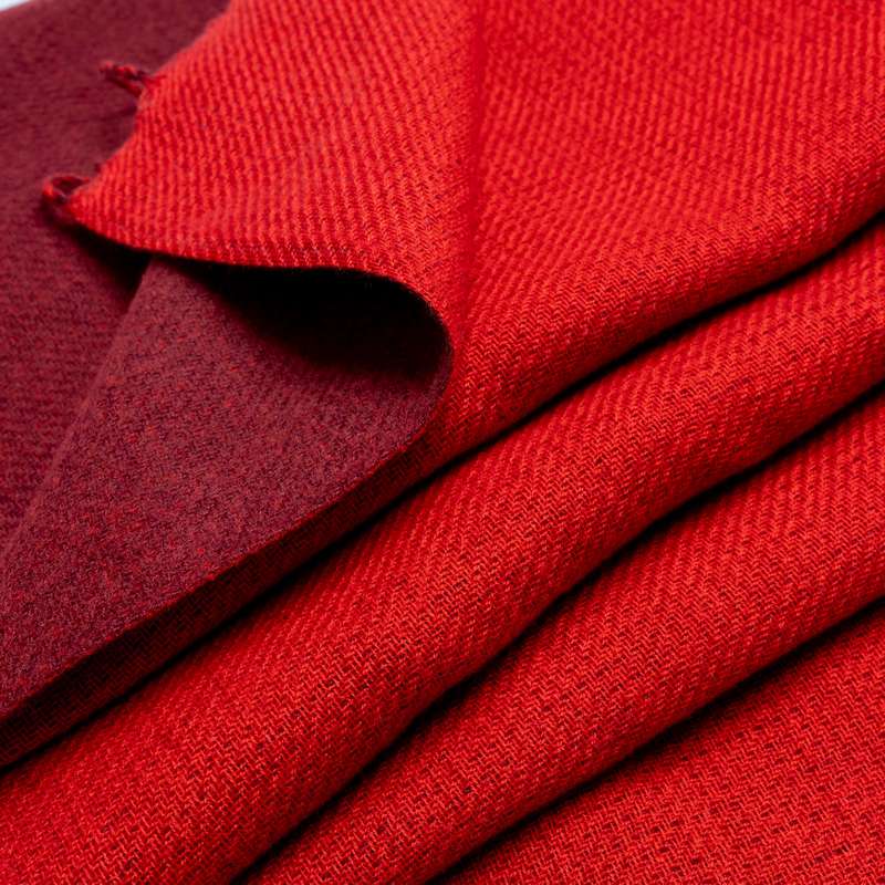 Dents Reversible Two Tone Scarf Berry 4-2910-BERRY close-up