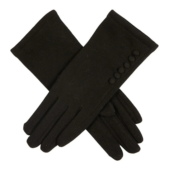 Dents Women's Touchscreen Mid-Arm Thermal Gloves 6-4265 Black main