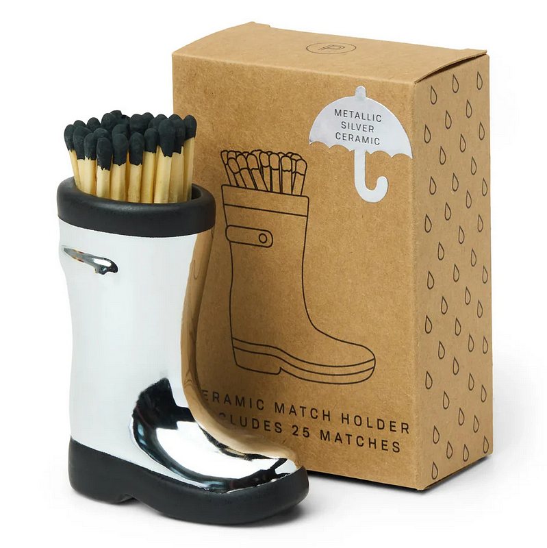 Wellington Boot Matches Holder Chrome ACC65EU main