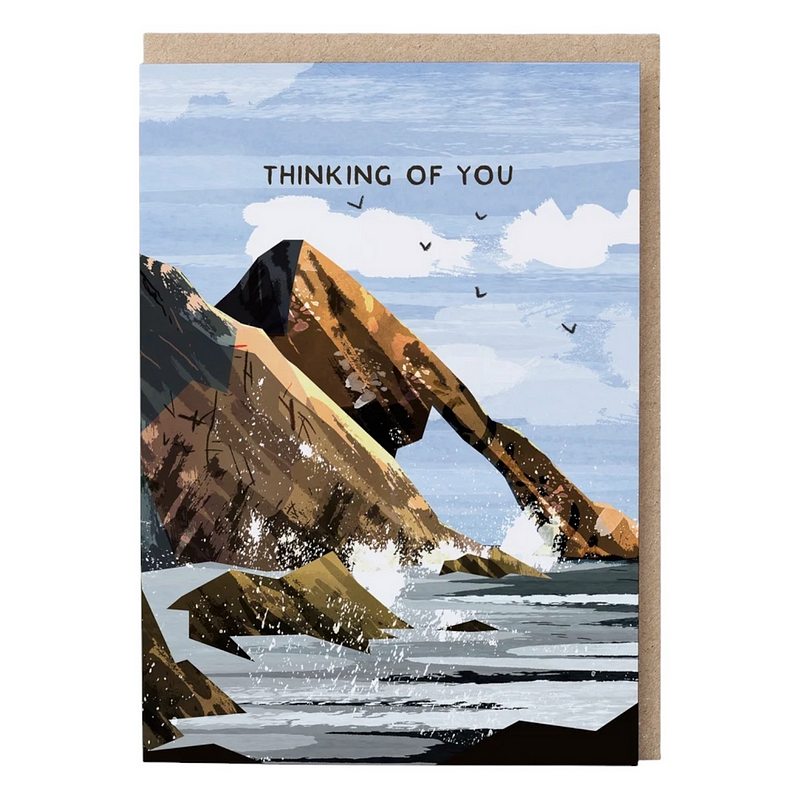Eat Haggis Cards Thinking Of You Arch SC136 front