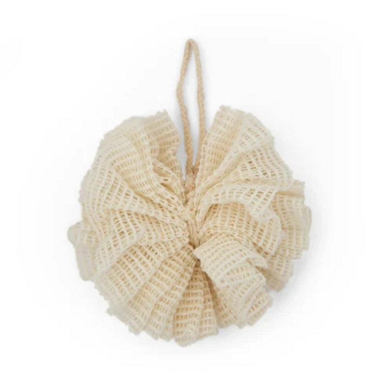 Eco Bath Bamboo Bath Pouf ECOB102 front