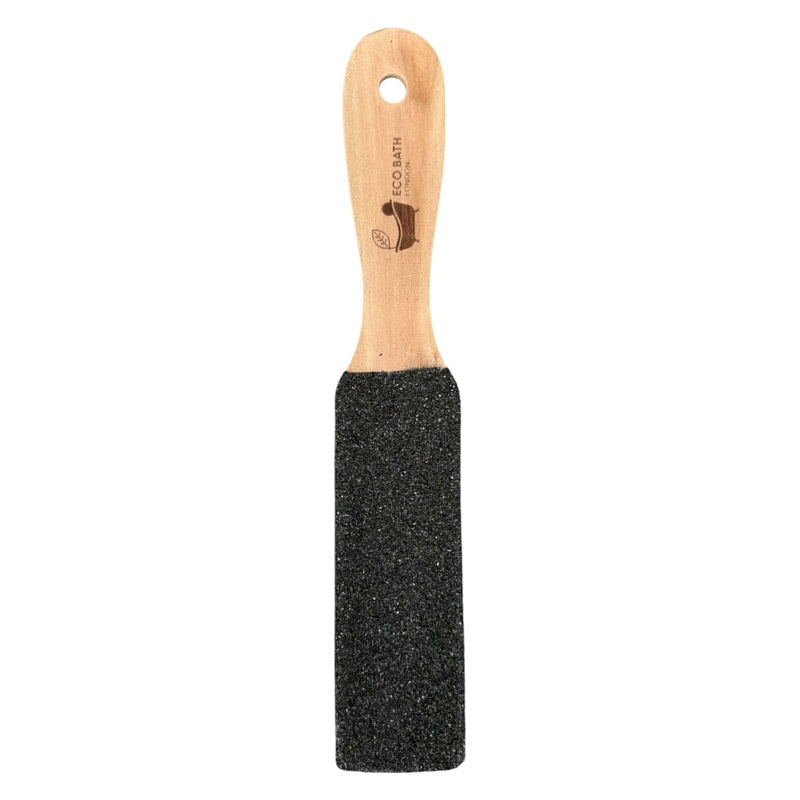 Eco Bath Foot File Curved Black Pumice front