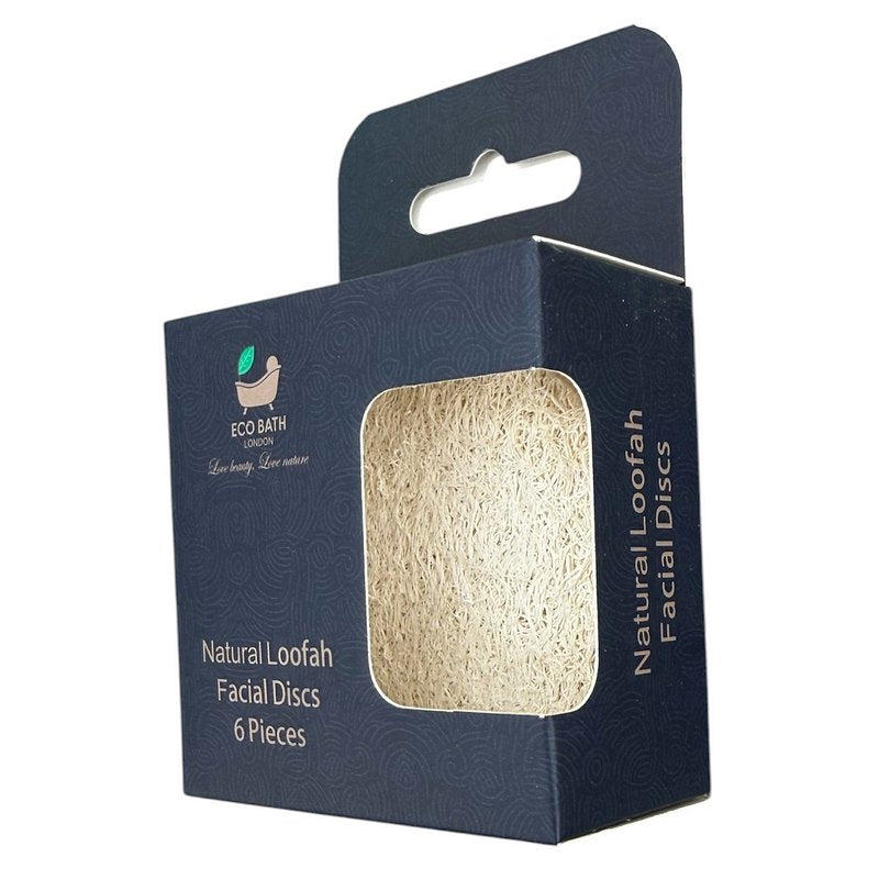 Eco Bath London Natural Loofah Facial Discs box side