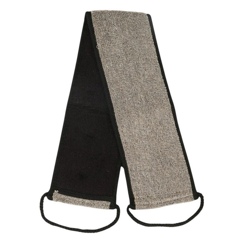 Eco Bath Natural Sisal Hemp Back Strap Black ECOB105 main