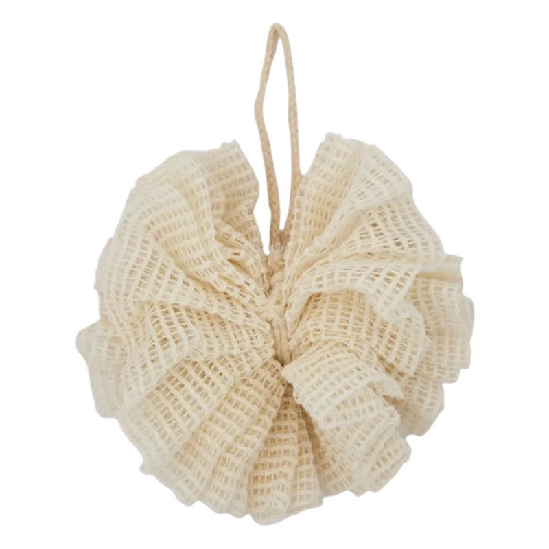 Eco Bath London Ramie Exfoliating Bath Puff with hanging loop