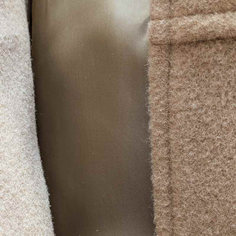 Eliz Scott Cashmere/Wool Duffle Coat Camel 2640 lining