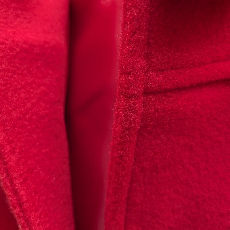 Eliz Scott Cashmere/Wool Duffle Coat Red 2640 lining