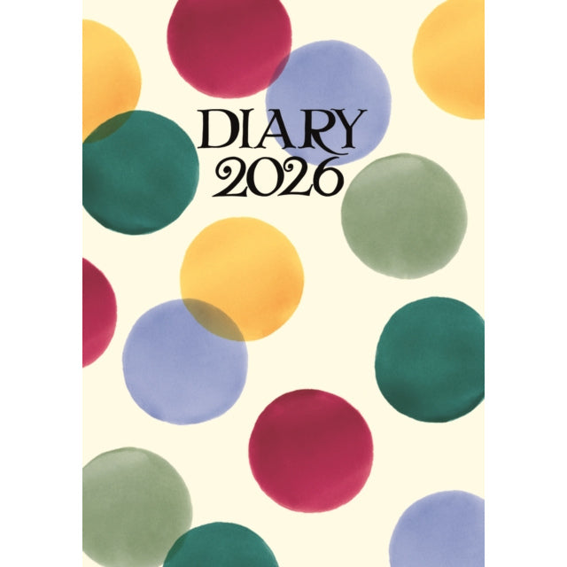 Emma Bridgewater Big Polka Dot A6 Diary 2026 front