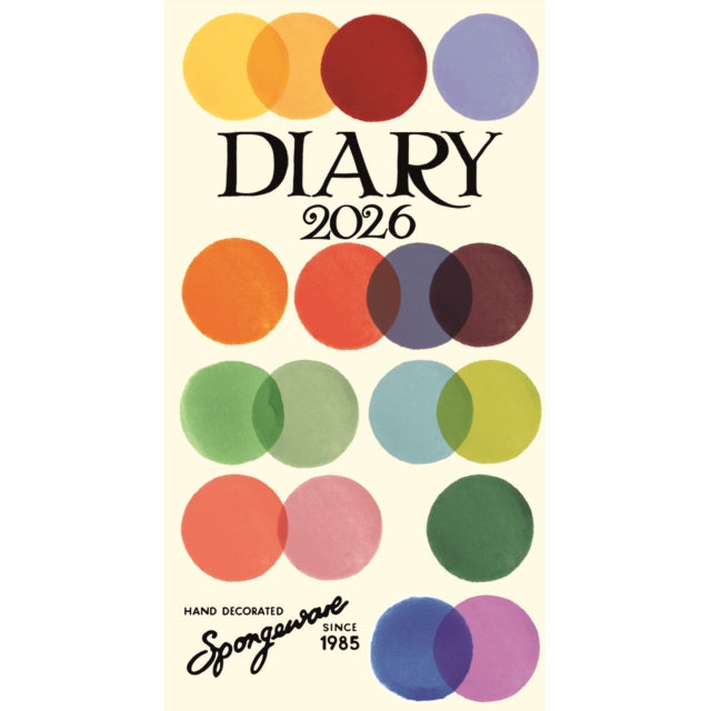 Emma Bridgewater, Colour Palette Deluxe Slim Diary 2026 front