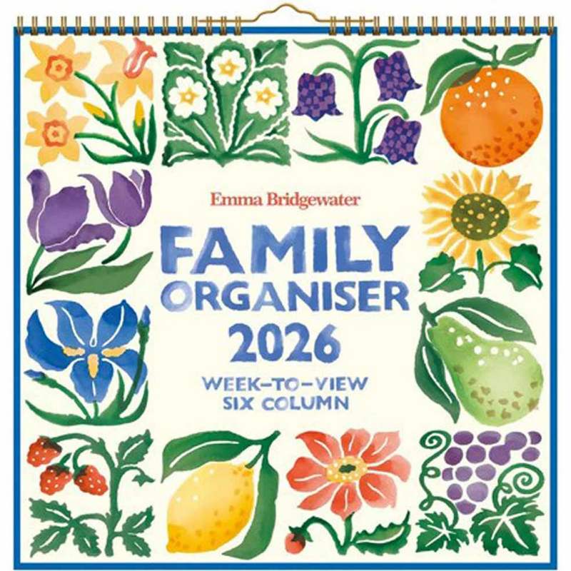 Emma Bridgewater Family Organiser 2026 Calendar front