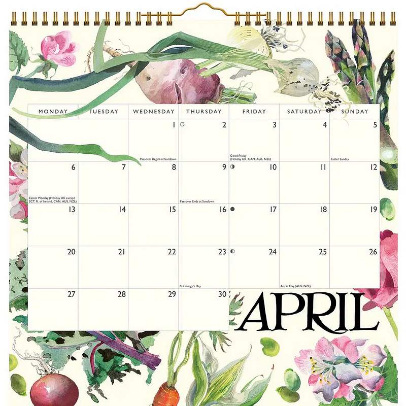 Emma Bridgewater Kitchen Garden 2026 Wall Calendar inside 1