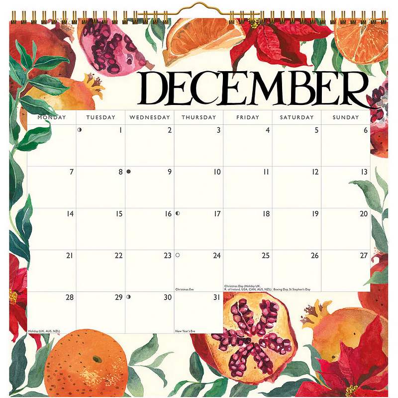 Emma Bridgewater Kitchen Garden 2026 Wall Calendar inside 2