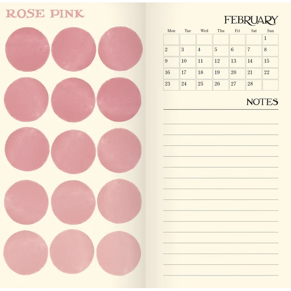 Emma Bridgewater Colour Palette Deluxe Slim Diary 2026 inside 2