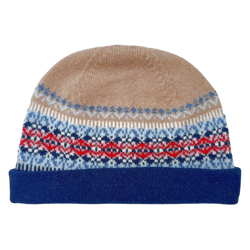 Eribe Knitwear Alloa Beanie Classic folded hem front